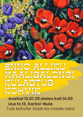 Enno Alliku maalisalongi külastus-kohvik